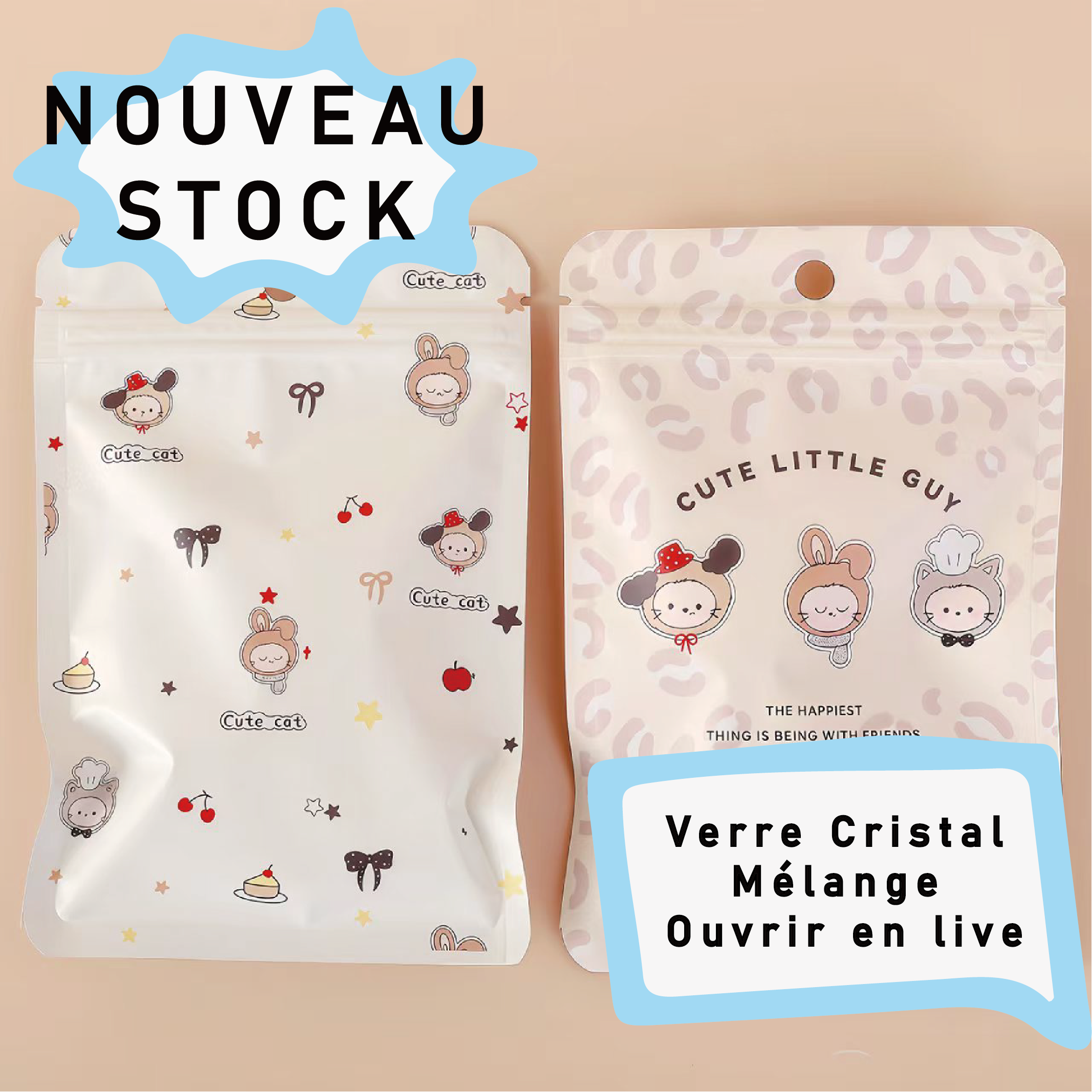 Mélange de verre — Déballage en direct